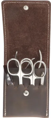 Produktbild von Erbe Solingen Maniküre-Set aus Leder Mountain Bear 9718