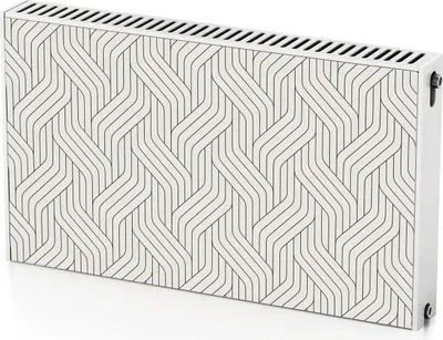 Produktbild von 3D-Linienmuster – Magnetische Heizkörperabdeckung – 100x60 cm – Magnet Heizkörperabdeckung – 3D Würfel – Heizkörperverkleidung – Magnetische Wandverkleidung – Wetterfest