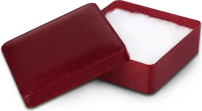 Produktbild von IMPPAC Ring und Schmuck Schachtel rot Etui Verpackung 55x55 VE042