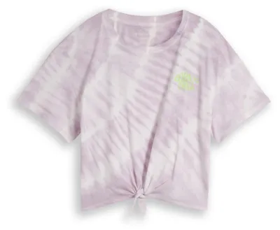 Produktbild von Cropped Batik T-Shirt mit Knoten-Detail