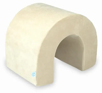 Immagine prodotto di Tunnel da gioco in schiuma beige morbida e vellutata