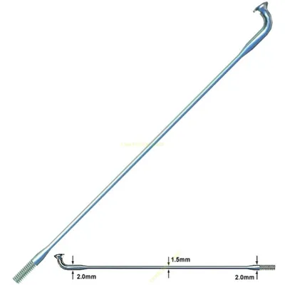 Produktbild von Sapim Laser Shaded Speichen 183mm schwarz 36 Stück.