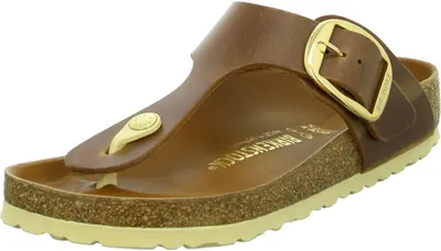 Zdjęcie produktu dla Birkenstock Gizeh kapcie damskie brązowy rekreacyjny, rozmiar buta: 39 EU