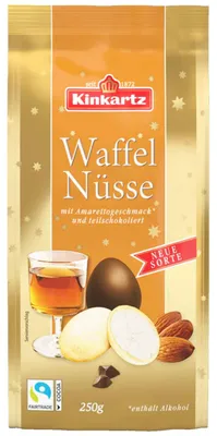 Produktbild von Kinkartz Waffelnüsse Amaretto 250g