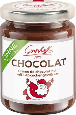 Produktbild von GRASHOFF Dunkle Chocolat mit Lebkuchengewürz 250g