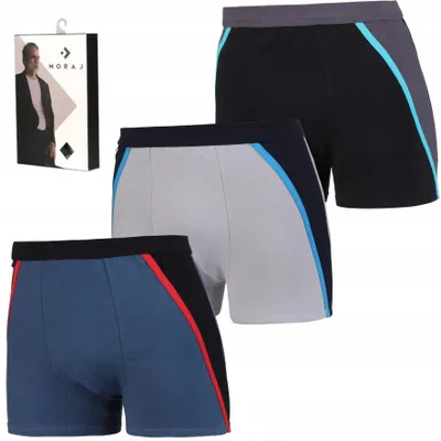Produktbild von HERREN-BOXERSHORTS Klassisch geschnittene Baumwoll-Slips 3er-Pack MORAJ 4XL
