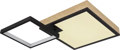 Produktbild von Globo Lighting Deckenleuchte Metall schwarz matt, LED
