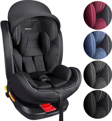 Produktbild von XOMAX XZ-16 Auto i-Size Kindersitz drehbar 360° Grad, mit Isofix, Gruppe 0+, 1, 2, 3, Reboarder, 0 bis 36 kg, 0 - 12 Jahre ECE 129R