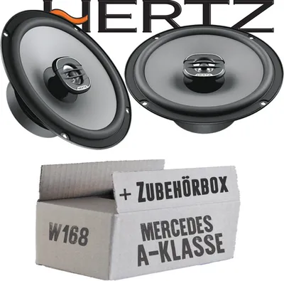 Produktbild von Lautsprecher Boxen Hertz X 165 - 16,5cm Koax Auto Einbauzubehör - Einbauset passend für Mercedes A-Klasse JUST SOUND best choice for caraudio