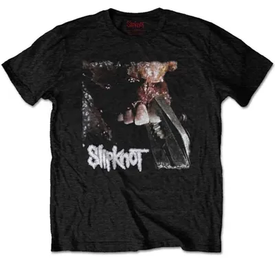 Immagine prodotto di Slipknot | Maglietta ufficiale della band | Maglietta che tira (stampa posteriore), Grande, Nero