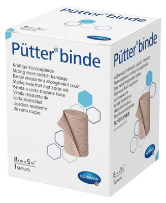 Produktbild von 40x Hartmann Pütter-Verband® 8 cm x 5 m | Packung (1 Stück)