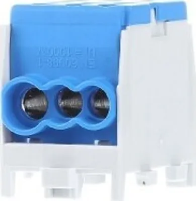 Produktbild von Pollmann Hauptleitungsabzweigklemme blau 25/16mm² 1-pol 2Ein/4Aus 2080169