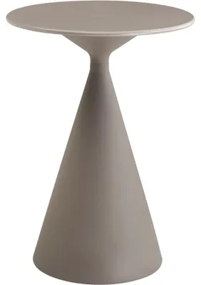 Image de Table haute bistro de jardin ⌀80 cm "Néora" - Taupe