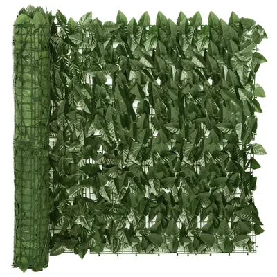 Immagine prodotto di Paravento da Balcone con Foglie Verde Scuro 200x75 cm