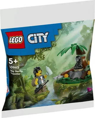 Produktbild von LEGO City Dschungelforscher mit Baby-Gorilla, Bausatz, 5 Jahr(e), Kunststoff, 34 Stück(e), 31 g
