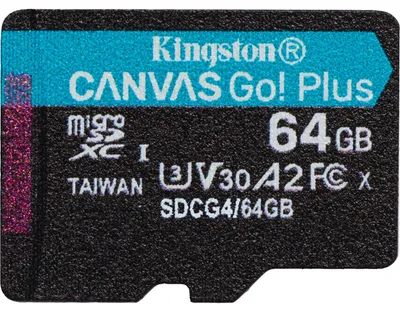 Immagine prodotto di Canvas Go! Plus 64 GB microSDXC (nero, UHS-I U3, Classe 10, V30, A2)