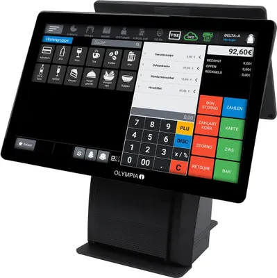 Immagine prodotto di OLYMPIA 942151002 OLYMPIA Registrierkasse T215DK (ohne TSE-Lizenz) schwarz
