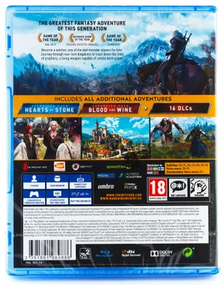 Zdjęcie produktu dla BANDAI NAMCO Entertainment The Witcher 3: Wild Hunt Game of the Year Edition, PS4, PlayStation 4, od 17 lat