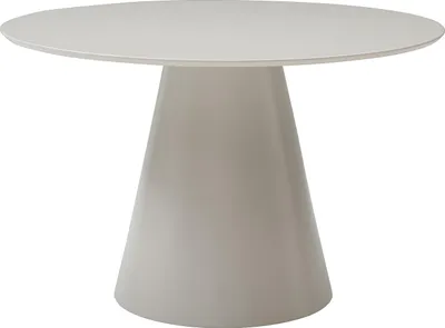 Produktbild von Runder Esstisch für 4 Personen aus MDF – Beige – ANTALIZA