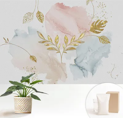 Produktbild von Fototapete  - 152x104 cm - Tapete - Wandtapete - Wandbilder  - Dekofolie - Tapete Folie - Wand - Dekoration - Wohnzimmer - Botanischer Charme