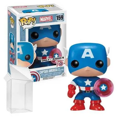 Produktbild von Funko Pop! Marvel - Captain America (Photon Shield) #159 (Only at Kohl's exclusive)