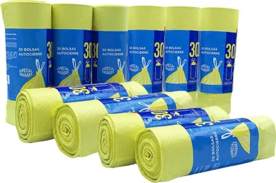 Obrázek produktu pro Wellhome 30l sáček na psí exkrementy žlutý žlutý jedna velikost