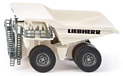 Image de Siku Benne Liebherr T 264 modèle réduit de véhicule de chantier blanc ; 1807