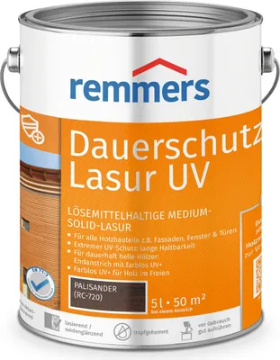Produktbild von Remmers Dauerschutz-Lasur UV palisander (RC-720) 5 l, Holzlasur