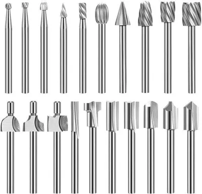 Image de Jeu de 20 outils HSS à denture libre pour le travail du bois et du métal - perçage, découpe