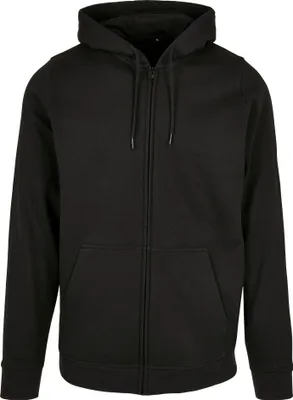 Produktbild von Build Your Brand - "Basic" Kapuzenpullover Durchgehender Reißverschluss für Herren/Damen Uni LT4836 (XL) (Schwarz)