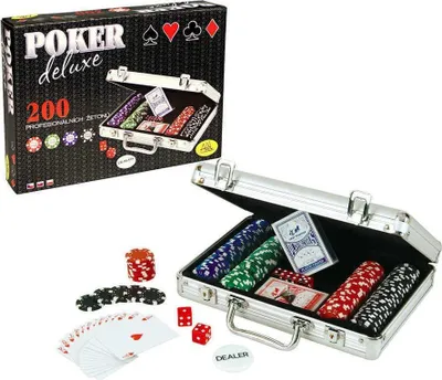 Obrázek produktu pro Poker Deluxe 200 žetonů ALBI