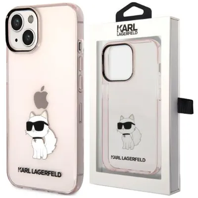 Produktbild von Karl Lagerfeld Klhcp14Mhnchtcp Iphone 14 Plus 6.7"" Różowy/Rosa Hartschale Ikonik Choupette