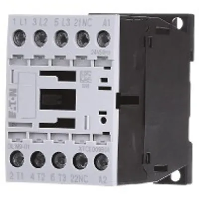 Obrázek produktu pro Stykač 1NC 4kW/400V,AC DILM9-01 (24V50HZ) - Magnetový stykač 9A 24V AC DILM9-01(24V50HZ)