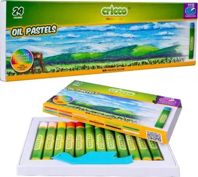 Image de Pastels à l'huile 24 couleurs Cricco