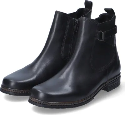 Produktbild von Gabor Chelsea Boots Damen Glattleder Schwarz Größe: 51/2