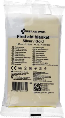Image de Couverture de survie FIRST AID ONLY 1 600 x 2 100 mm argent/or