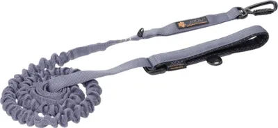 Image de JoQu Ultra Strong Runners laisse pour chien amortissant les chocs, gris