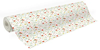 Produktbild von Clairefontaine Geschenkpapier Alliance 60g, Rolle 50x0,70m, Amore - Weiß 211956C