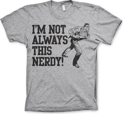 Produktbild von Im Not Always This Nerdy - Small - Heather-Grey