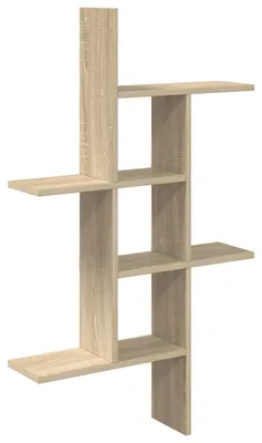 Obrázek produktu pro vidaXL Nástěnná police Sonoma, dubový Imitace, 61 x 15 x 102 cm, dřevotříska