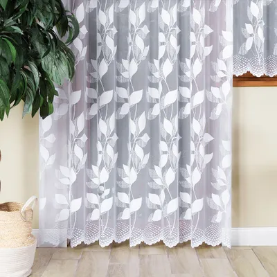 Image de MARKIZETA Rideau 200x250 Martyna blanc jacquard fini 023083/FBP/001/200250/1