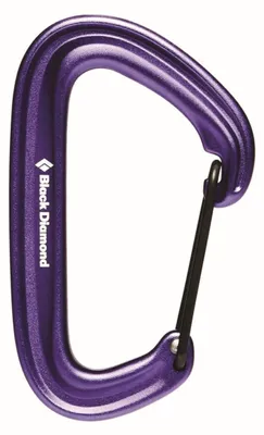 Produktbild von Black Diamond Lite Wire Karabinerhaken Lila Lila One Size
