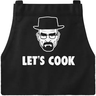 Produktbild von BBQ-Schürze mit Spruch - Katoffeeschürze - Einheitsgröße - Schwarz
