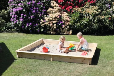 Produktbild von Sandkasten Yanick 225x225x21 cm natur