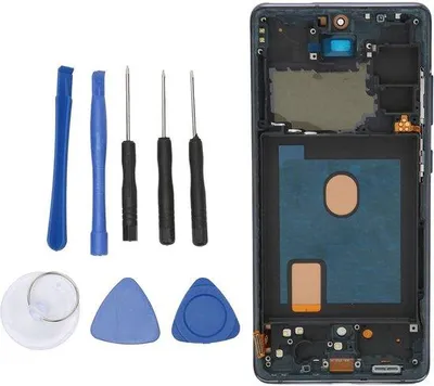 Image de Kit de réparation d'écran tactile OLED pour S20, noir, avec cadre