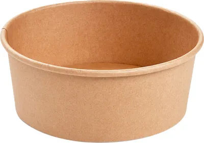 Obrázok produktu pre 50 misiek na šalát a snacky z kraftového papiera/PE, Ø 150 mm, 750 ml