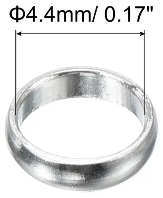 Produktbild von PATIKIL Schaftringe 9 Stš¹ck Aluminum O Ringe Dartpfeile Schaftringe Dart Zubeh?r fš¹r Plastik und Nylon Dart Shafts, Silber Ton
