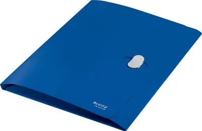 Produktbild von Dokumentenmappe Recycle A4 PP blau Packung mit 10 Stück