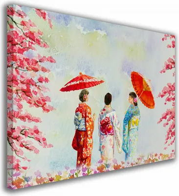 Zdjęcie produktu dla OBRAZ NA PŁÓTNIE 077 Japonia 40x30cm