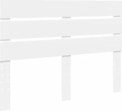 Image de Tête de lit vidaXL en bois blanc